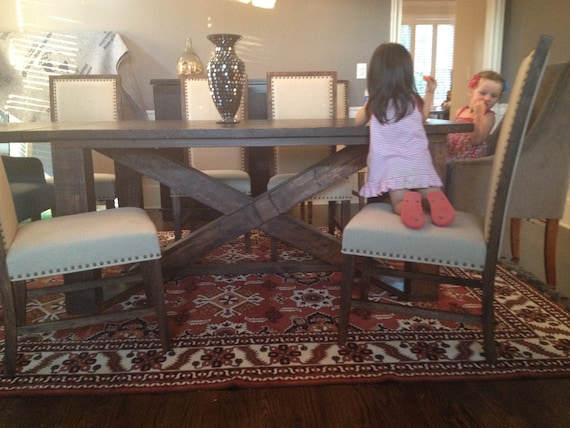 Dining Room Table With X Base