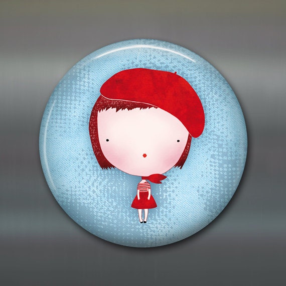 kitchen decor large fridge gift for girl by WallCakes