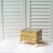 Gold Filigree Jewelry Casket Vintage Jewelry Box Trinket Box Hollywood Regency Filigree Case Ormolu Jewelry Box