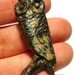 Boulder Opal OWL 3D Hand Carved - RARE and unusual Incredible Carving - Natural Australian opal