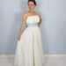 Vintage Mint Green Polka-Dot Party Dress S/M GUNNE Sax Ballroom Cupcake Prom Gown