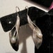 Vintage Sterling Silver & Pearl Callas Lilly Earrings-RESERVED