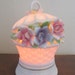 Vintage Floral Basket Night Light
