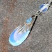 Opal Necklace, Opalite, Sterling Silver, Blue, Stone,