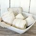 White Ironstone Bowl
