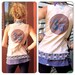 Upcycled Clothing, Eco VEST, Artisan Wrap, patchwork,hippie,festival, asymmetrical, Om applique size S/M , by Zasra