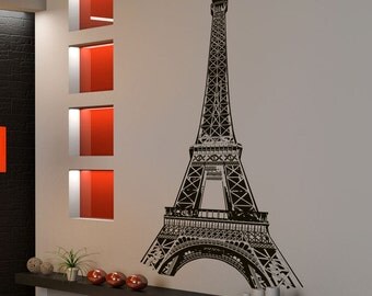 Vinyl Wall Decal Sticker Paris France Eiffel Tower 877A