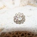 Vintage Rhinestone/AB Costume Cocktail Button Ring