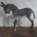 Needle felted donkey - ready to ship
