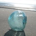Authentic 3-Piece Mold Glass Fishing Float - Ice Blue, Alaska Beachcombed