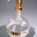LARGE Upcycled/ Eco-Friendly Gold Chambord Liqueur Soap Dispenser Repurposed Glass Bottle