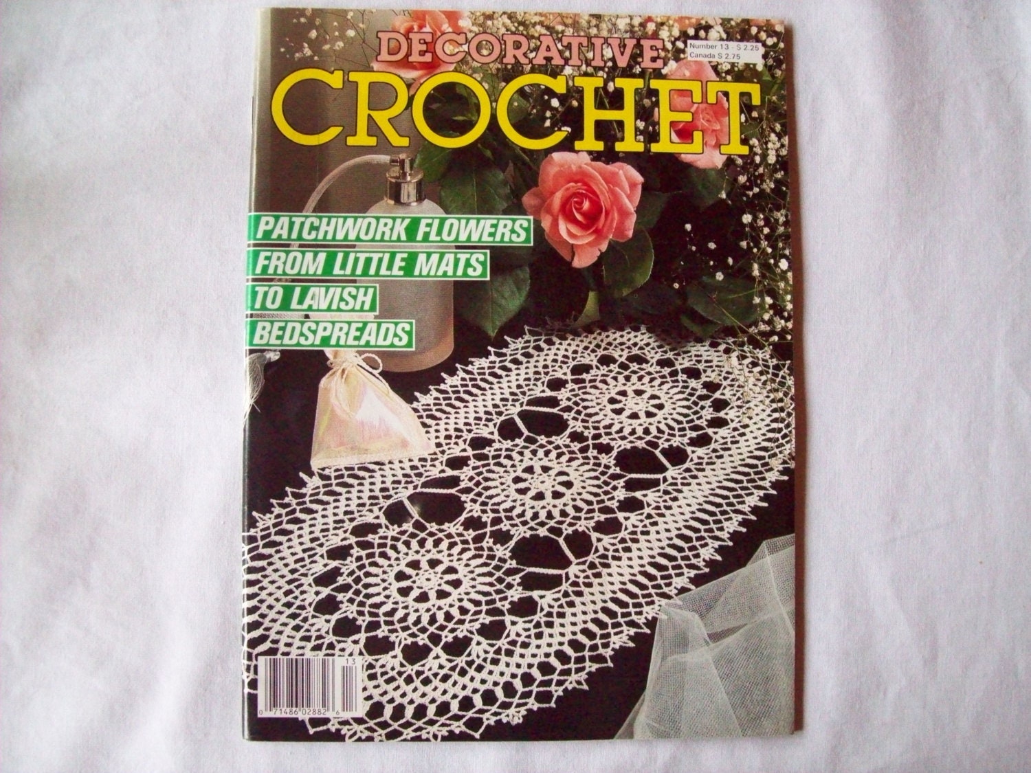 Decorative Crochet Magazine January 1990 Issue 13 Vintage