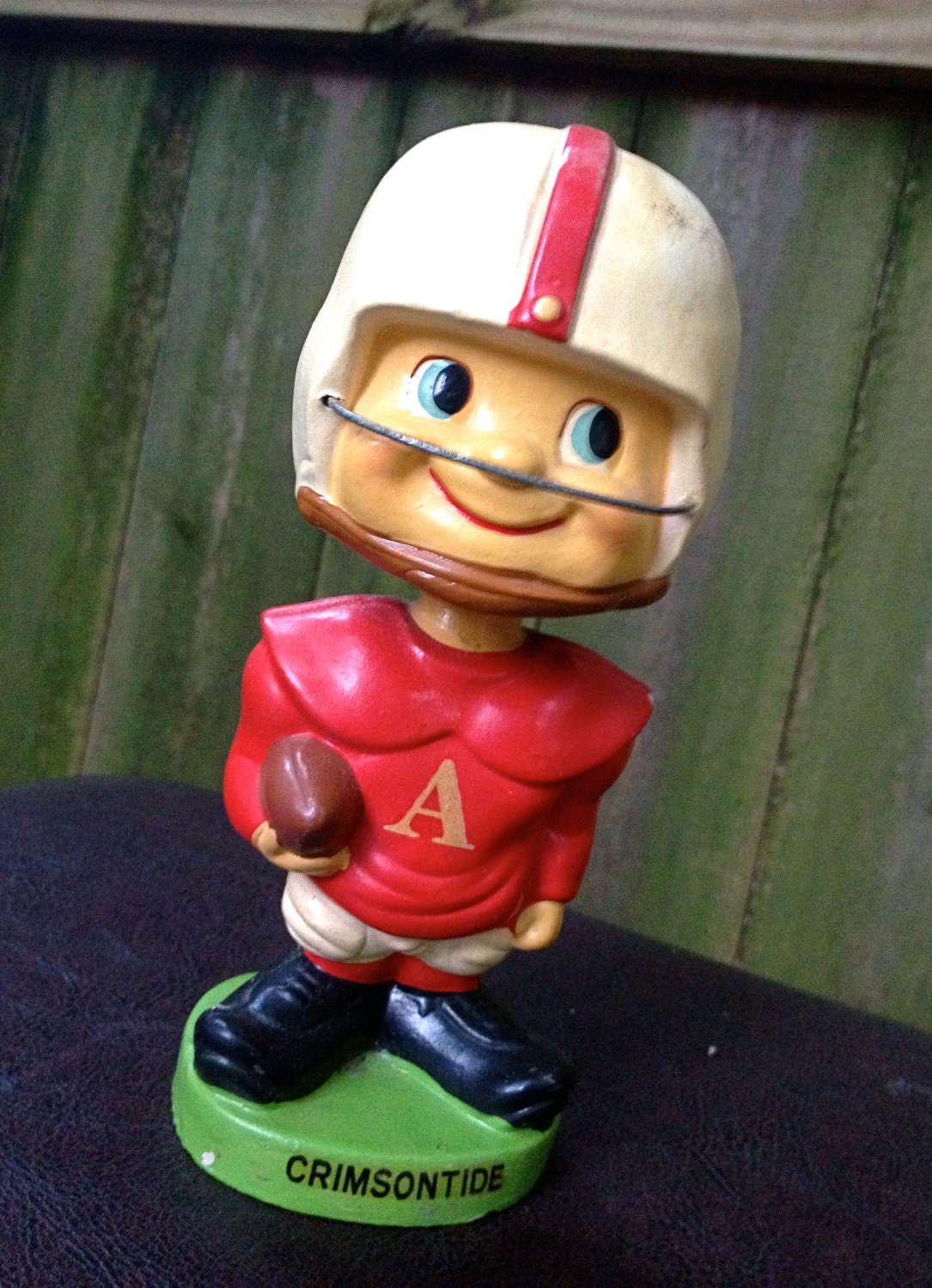 Vintage Football Bobblehead Alabama Crimson Tide 1960s