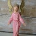Vintage Angel Pink Italy Shabby Chic Nativity Replacement or Your Private Collection