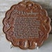 Vintage My Kitchen Prayer Plaque Syroco Wood Sweet