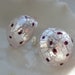 Sale - Venetian Murano Italian Glass Stud Earrings