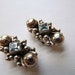 Aquamarine Sterling Silver 2 Hole Bead - 18x11x7mm - GORGEOUS Multi-Strand Separator Bar - QTY 1