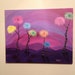 Whimsical "pom" trees