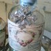 Rhinestone And Prism Embellished Repurposed French Apothecary Bottle