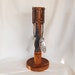 Vintage Wood Utensil Holder with Set of 6 Stainless Steel Cooking Utensils Kitschy Good Fun