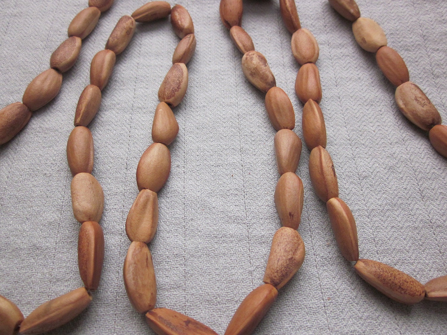 Native American Pine Nut Beads by beadworkkathy on Etsy