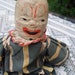 Old Vintage CLOWN DOLL 1950s Hand Painted Face SALE
