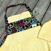Peace Sign Bath Apron and Wash Mitt