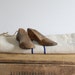 Pair of Antique Wood Shoe Forms - His & Hers