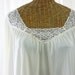 Vintage Miss Elaine Frilly Peasant Nightgown Cream 1960 ILGWU Made USA Size Small on Etsy