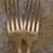 Table Setting Mr. and Mrs. Wedding Cake Forks, Hand Stamped - As Seen on Glamour Magazine's Wedding Blog