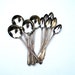 Vintage Monroe Silver Company Spoons, Vintage Monroe Company Silverware, early 1900s, Vintage Soup Spoons