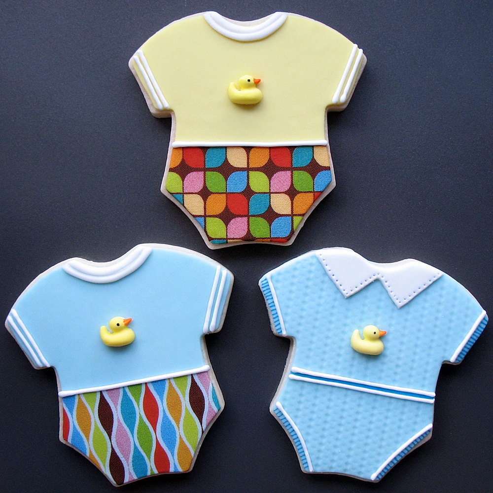 BABY Onesie Cookie Favors One Dozen