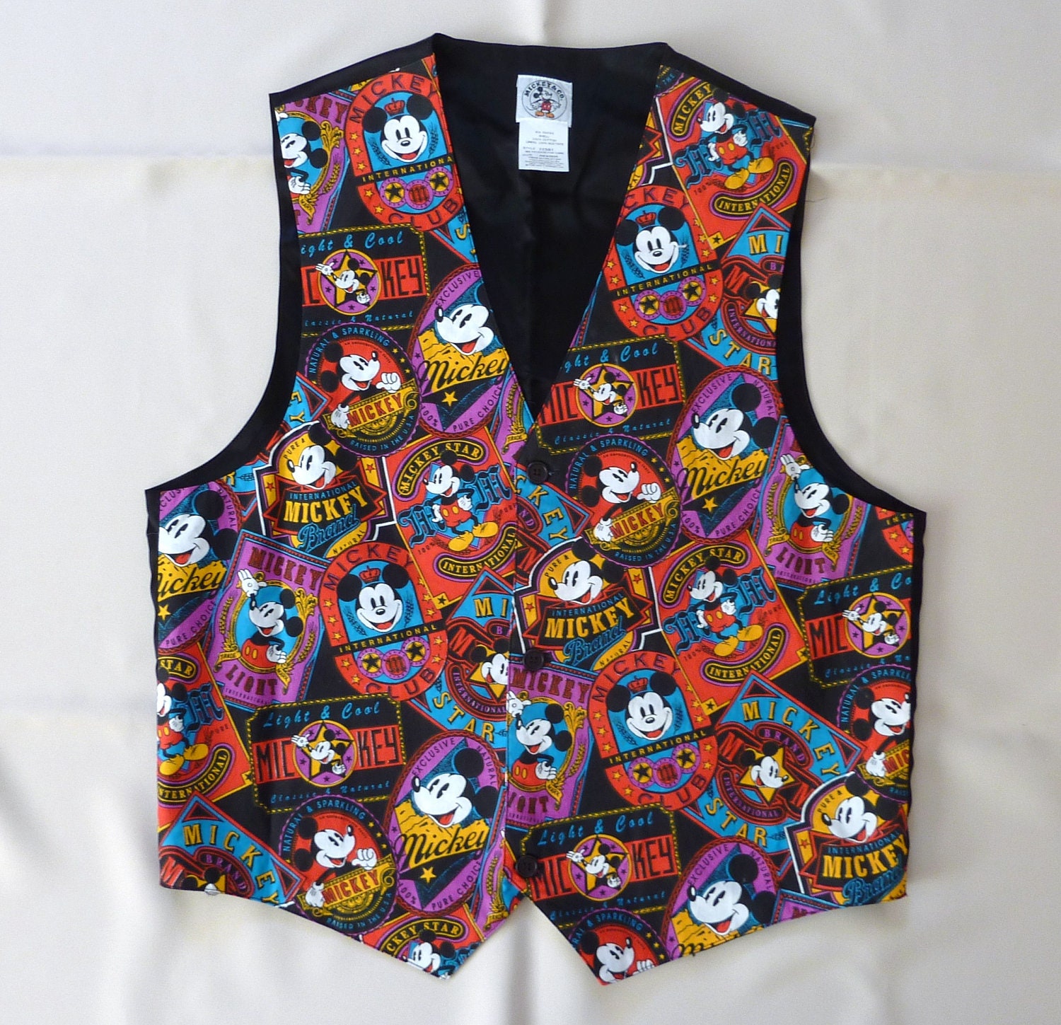 Vintage Disney Mickey Mouse Vest Collectibles Disneyana