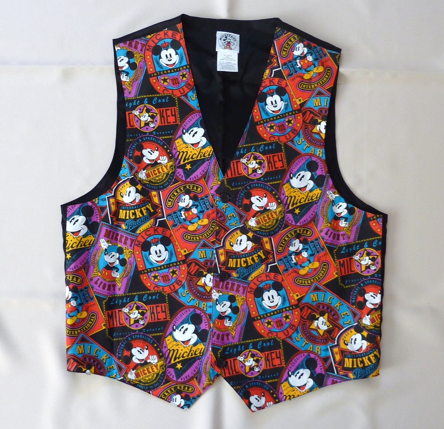 Vintage Disney Mickey Mouse Vest Collectibles Disneyana