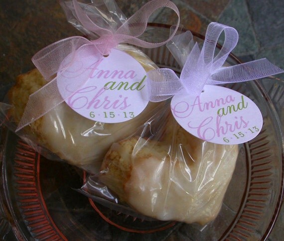 Wedding Favor Custom Tags for cake pops, lollipops, cookies, and other wedding favors - 1.5 inch custom personalized tags (50) Il_570xn