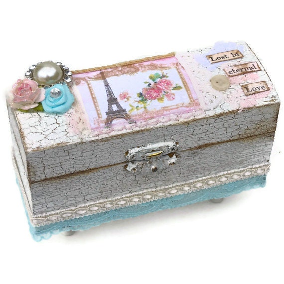 paris jewelry box trinket keepsake box shabby chic paris jewelry box trinket keepsake box shabby chic