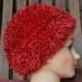 Red Hat Lady Crazy Sparkle Cap or Hat 80s 90s