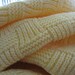 Baby Afghan/Blanket, Knitted "Buttercup Yellow"