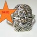 SALE Antique Estate Diamond Ring Over 1 Carat 18k Yellow Gold and White Gold