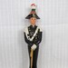 Galliano Military Bottle Napoleon War Miniature Ceramic Hand-painted Bottles