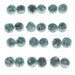 12 Pieces Teal Round Calibrated Druzy Agate Cabochon Wholesale B32DR4282