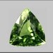 4982 - FACETED - Sparkly 7.5mm Fine Green Apatite in from Madagascar - Trillion