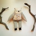 Mia - Little Owl soft art toy by Wassupbrothers