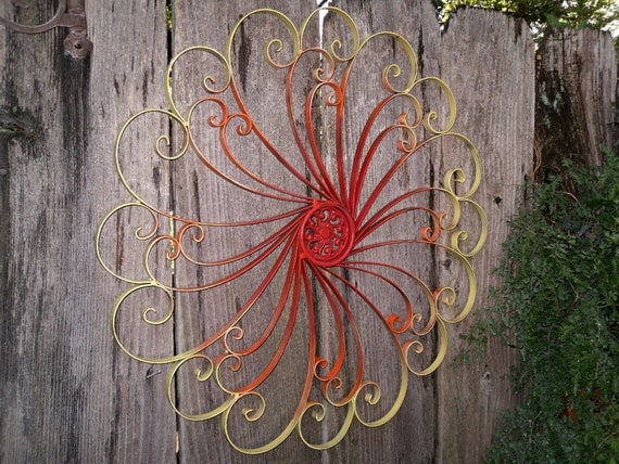 Items Similar To Large Wrought Iron Wall Decor / Metal Items Similar To Large Wrought Iron Wall Decor / Metal