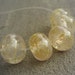 Simple Honey Beads by Mad Cat Glass - FHF - sra - FHFTeamY3 - GBUK - UK