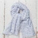 Web Print Cotton Voile Scarf