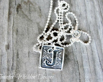 SALE - Wax Seal Necklace - Personalized Necklace - Initial Necklace - Custom Jewelry