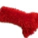 SALE Womens Red Scarf, Winter Fuzzy Scarf