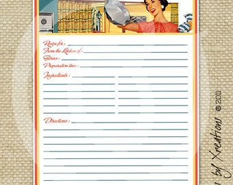 4x6 recipe cards templates word