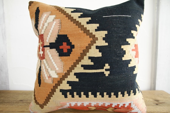 Items similar to FREE SHIPPING - Turkish Kilim pillows -Turkish Kilim Cushion - Ethnic ...